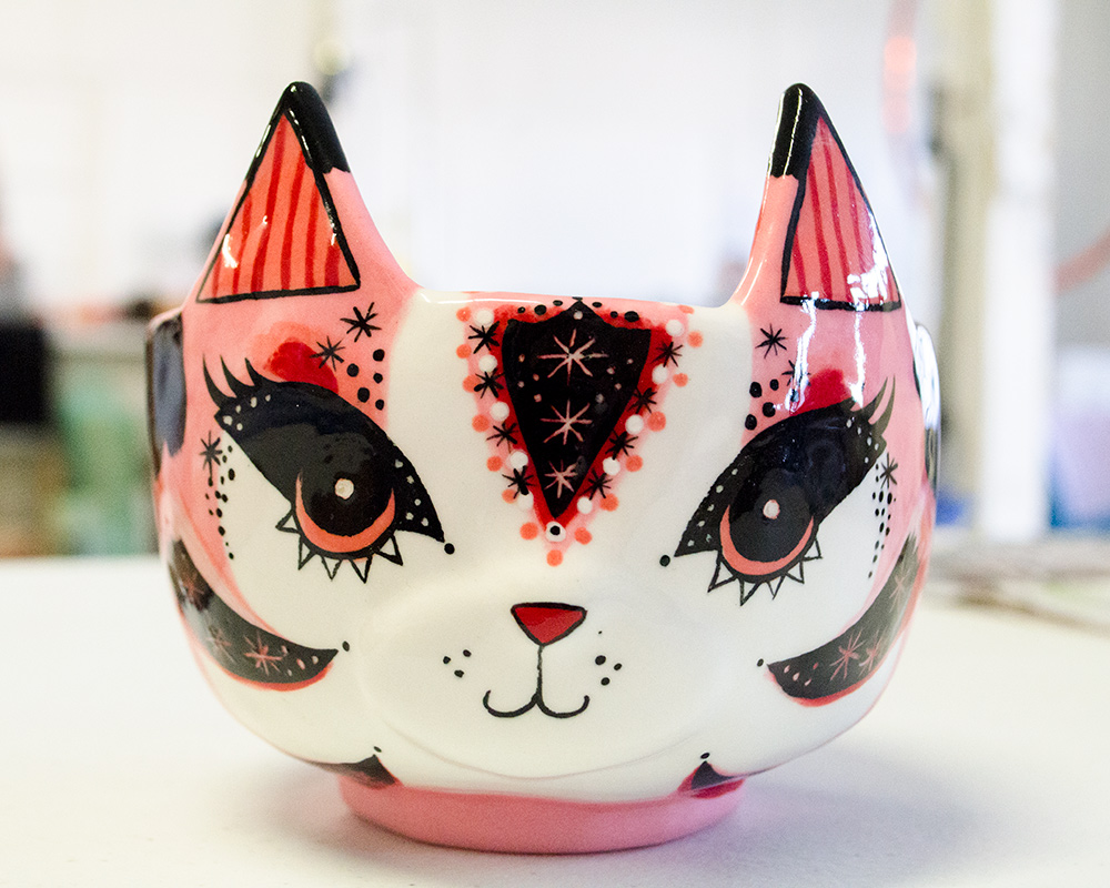 Bonnie Hislop Cat Mug