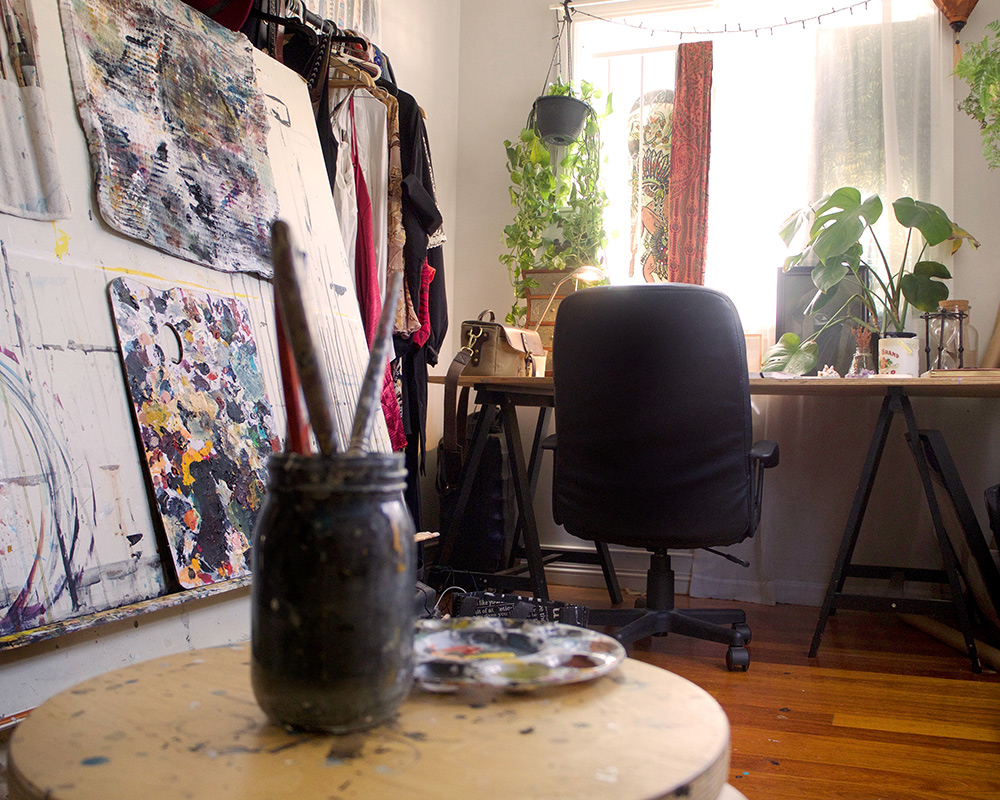Owlet Art Home Studio by Cara Sanders