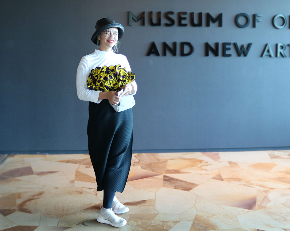 Styling photographed by TK Blog at Mona 2018 