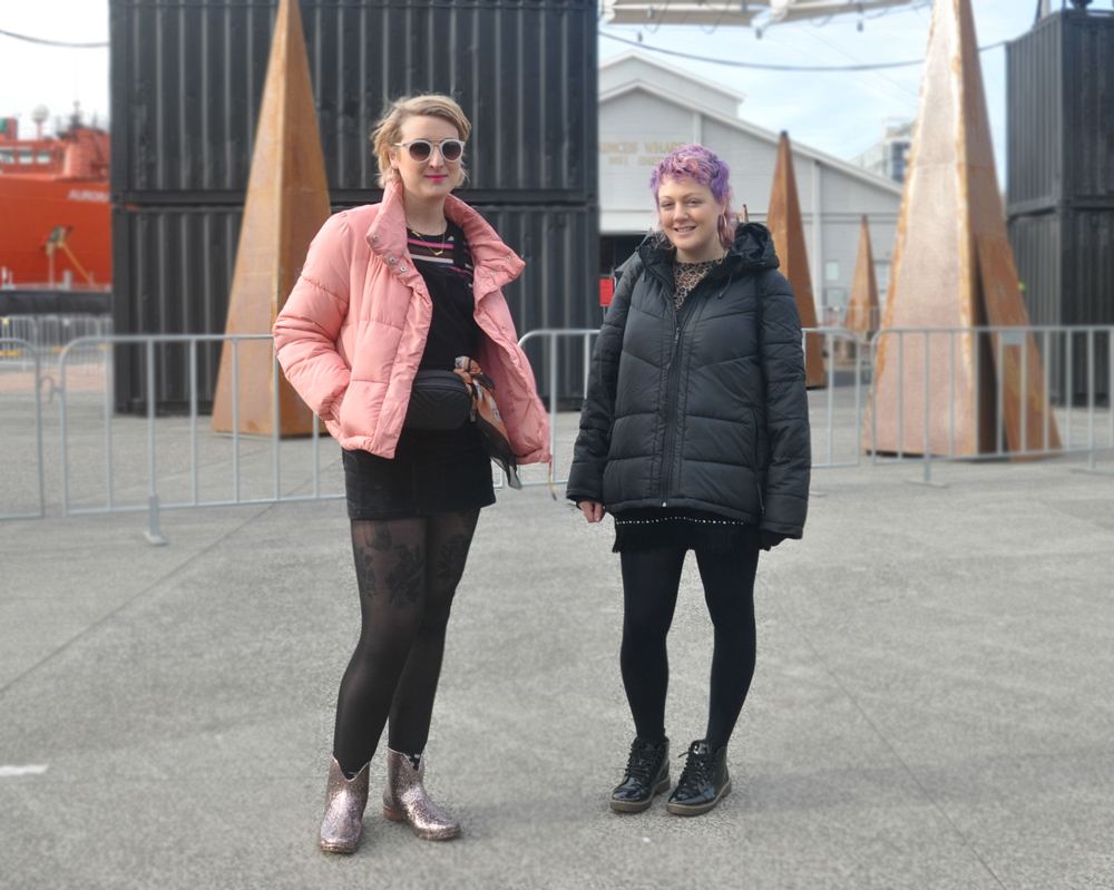 Hip and styling fashion captured by TK team at Dark Mofo 2018