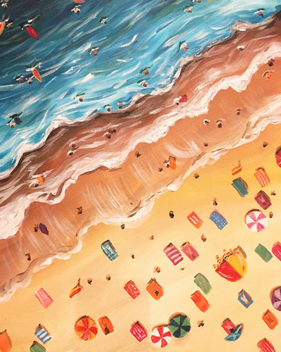 Cork & Chroma Bondi Birdseye painting