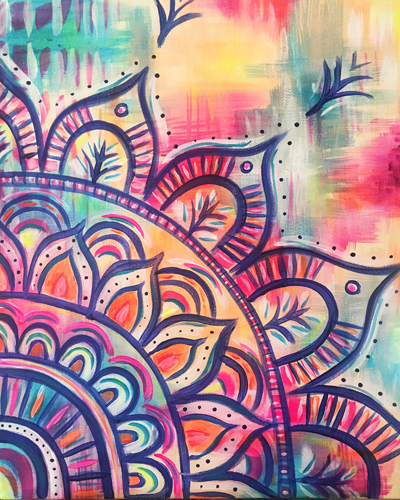 Cork & Chroma Mandala Magic painting
