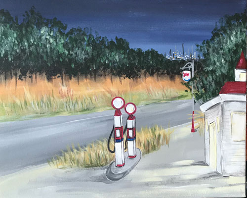 Midnight Oil Cork & Chroma painting
