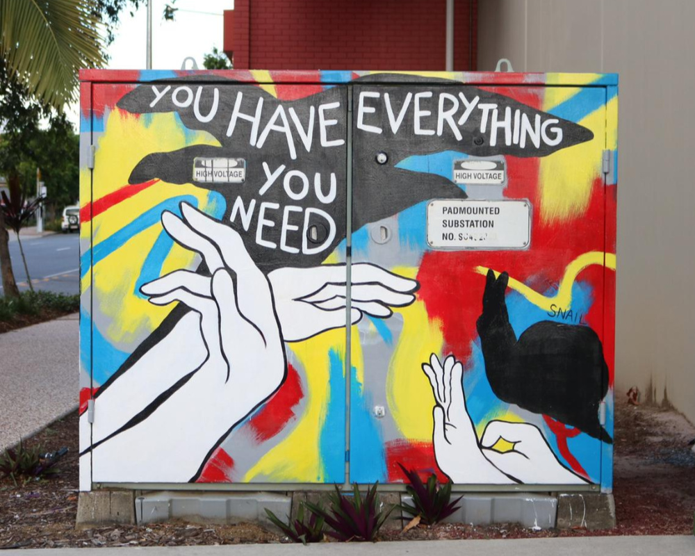You Have Everything You Need street cabinet design by Cork & Chroma
