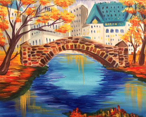 Cork & Chroma painting of Central Park, New York City
