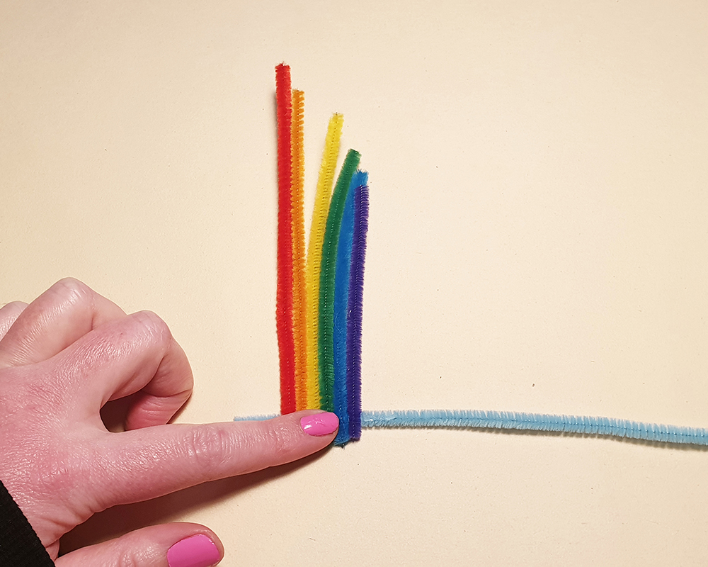 Rainbow pipe cleaners