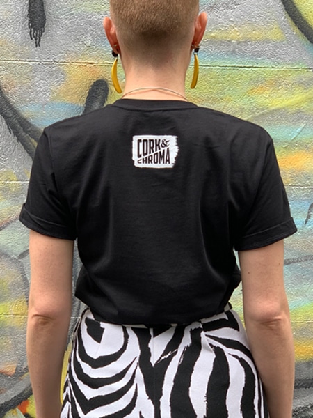 Cork & Chroma t-shirt back
