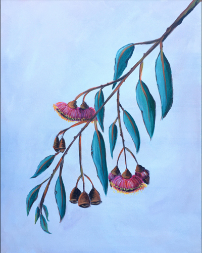 'Gumnut Blossoms' - painting by Cork & Chroma