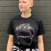 Model wearing Frida Tee by Cork & Chroma