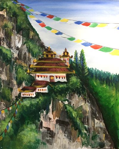 Himalayas - painting by Cork & Chroma