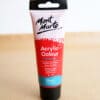 Brilliant red acrylic paint tube (75ml) available on the Cork & Chroma Gift Shop