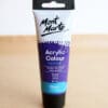 Purple acrylic paint tube (75ml) available on the Cork & Chroma Gift Shop