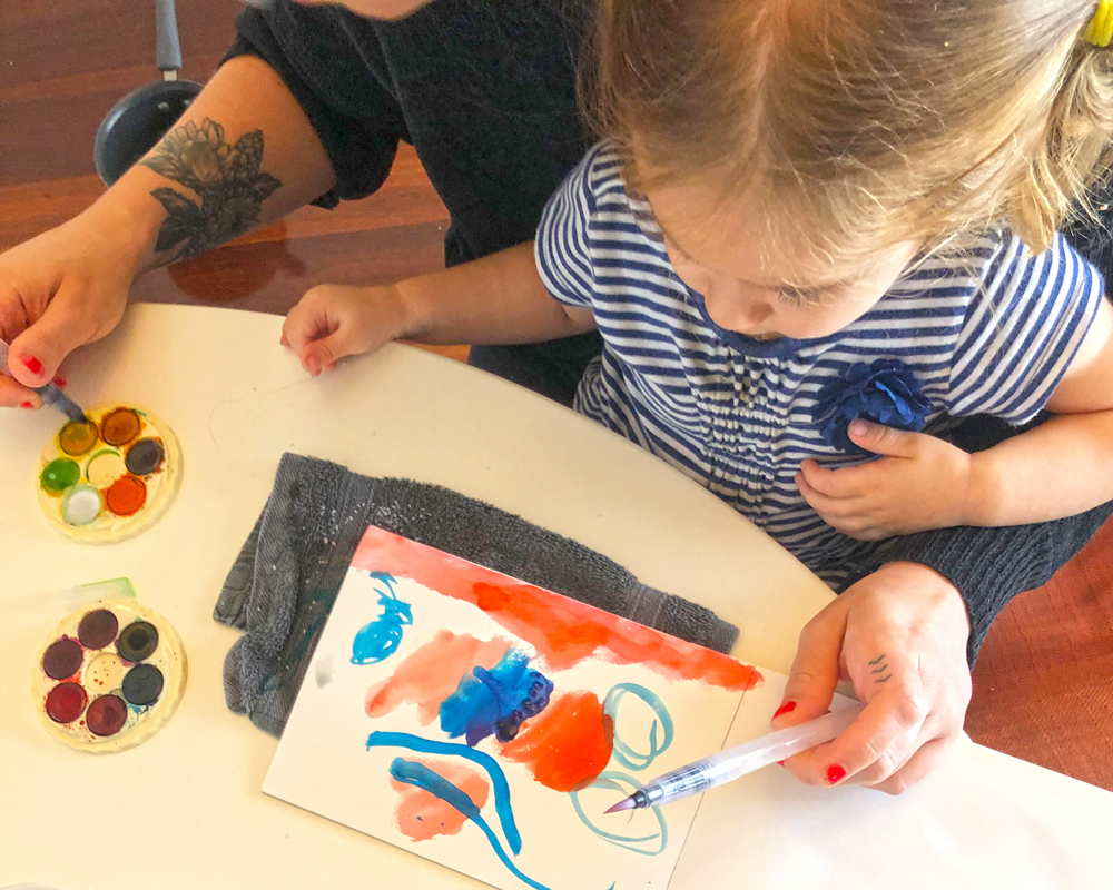 Painting with Kids by Cork & Chroma