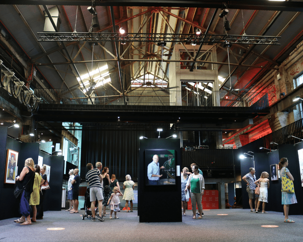 The 2020 Brisbane Portrait prize exhibition at the Brisbane Powerhouse