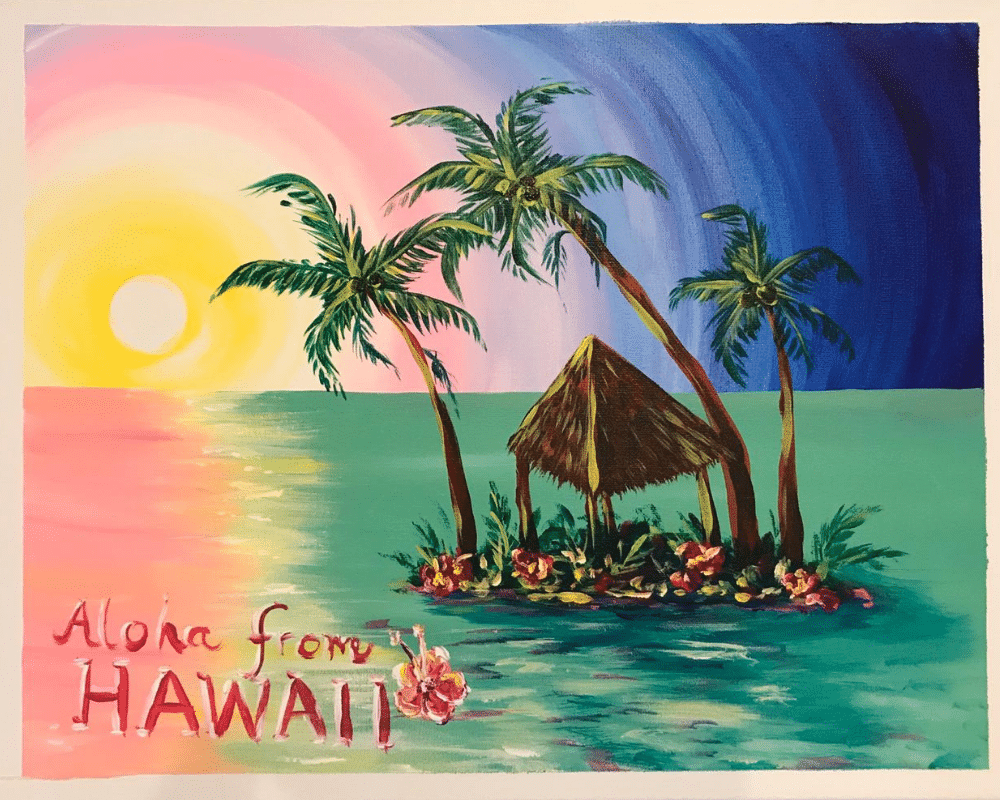 Hawaii post card for April Fools Cork & Chroma