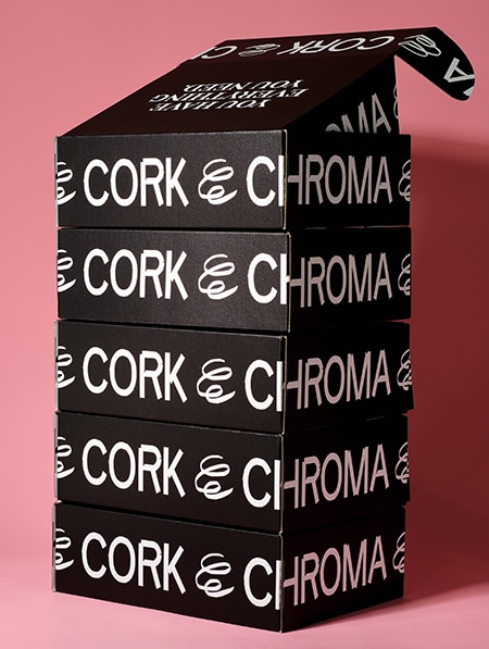 Stacked Cork & Chroma Capsule Collection 001 Gift Boxes