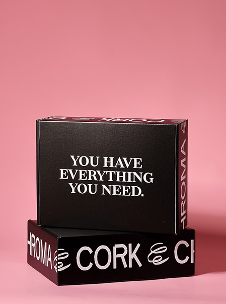 Bottom of the Capsule Collection 001 Gift Box by Cork & Chroma