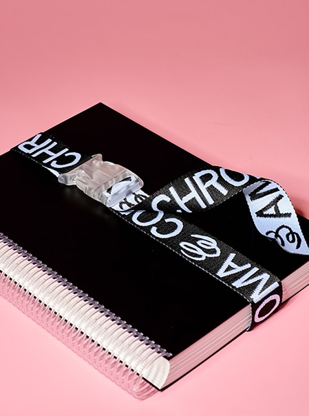 Plain Jane Thick Creative Diary by Cork & Chroma with strap