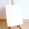 Wooden Tabletop Easel with canvas available in the Cork & Chroma Gift Shop
