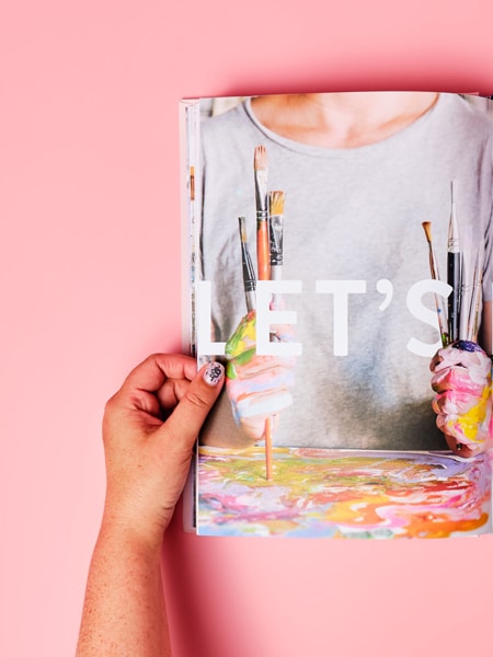 'PAINT' paint and sip book hero page by Cork & Chroma