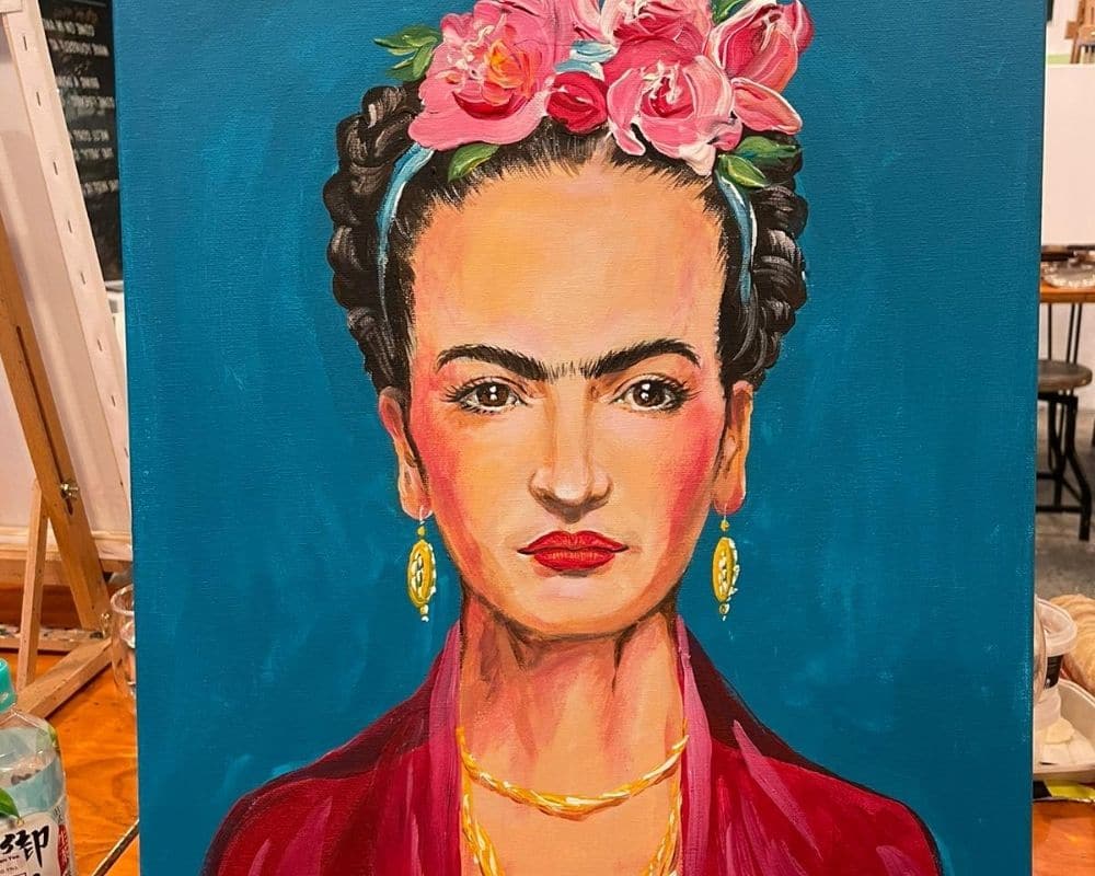 Designing Paintings Blog Post - Frida Inspiration by guest Chris Peng