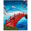'Sakura' - paint and sip painting by Cork & Chroma