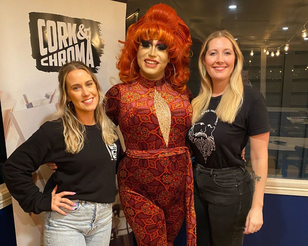 Paint and Sip with Drag Queens at Cork & Chroma