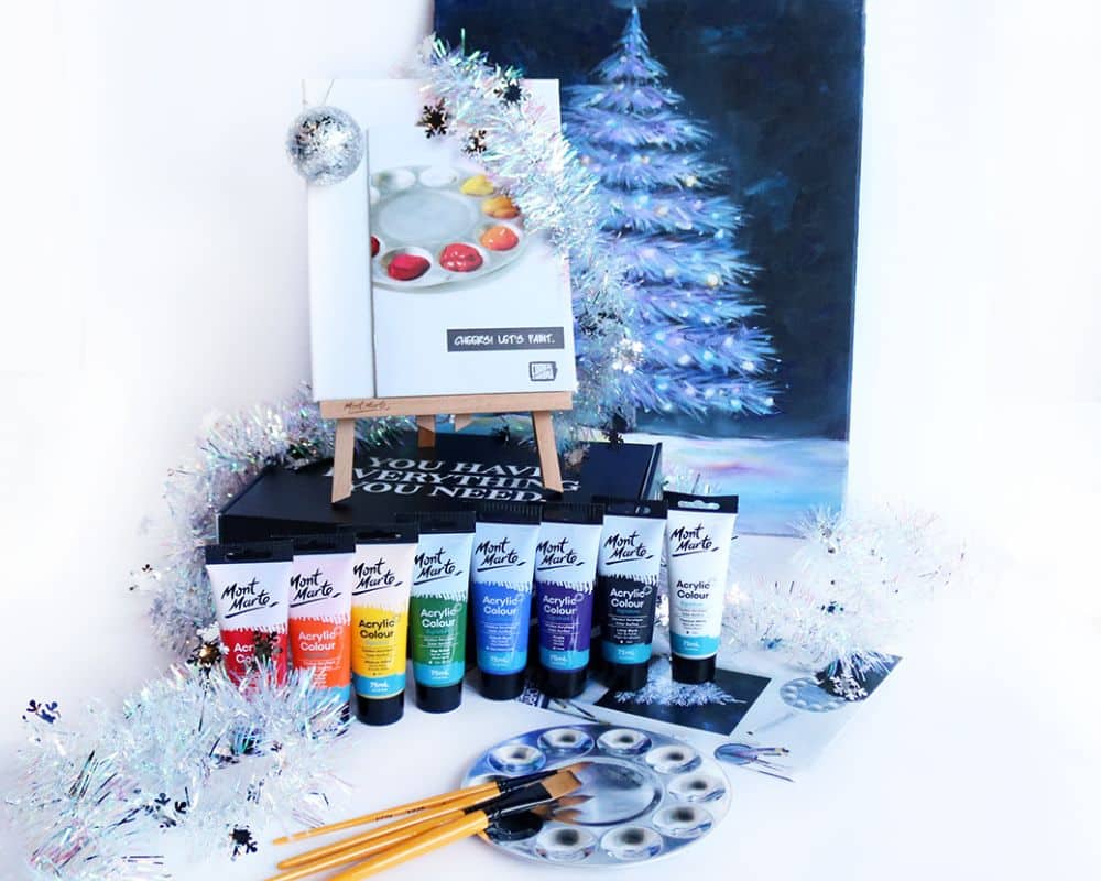Paint and Sip in a Box - Creative Christmas at Cork & Chroma