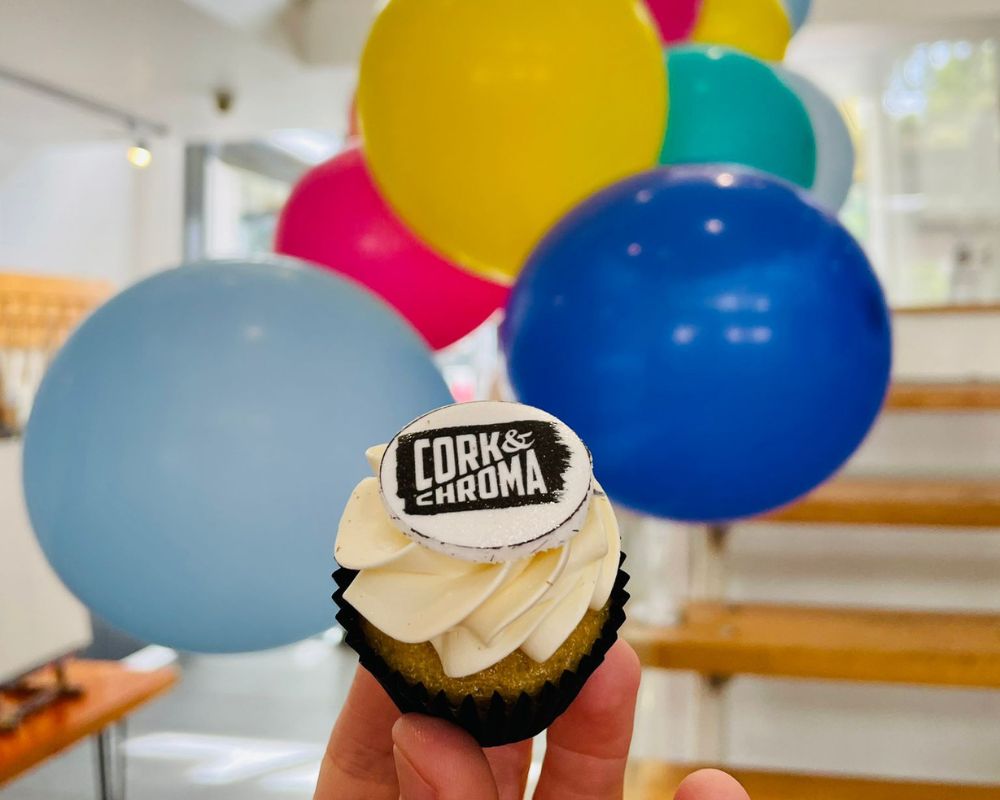 Cork & Chroma cupcakes - Silly Season blog post