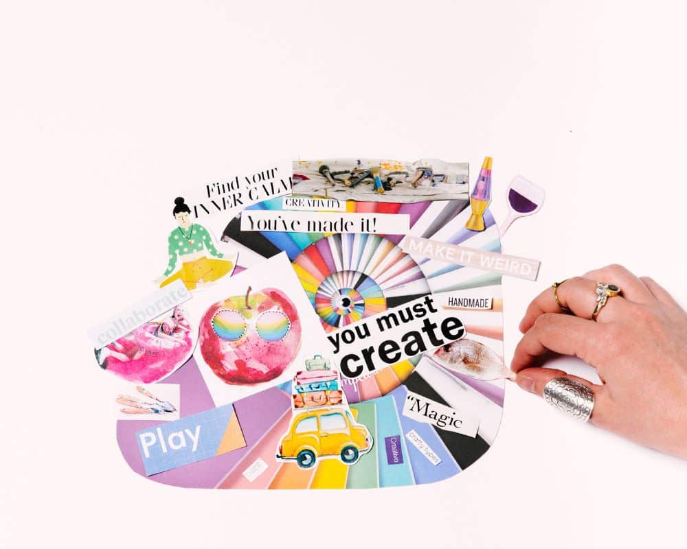 Vision Board workshop by Cork & Chroma - February Valentine's Day blog post