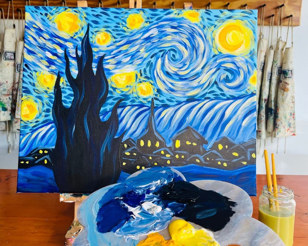 Famous Artists blog post - Starry Night by Cork & Chroma